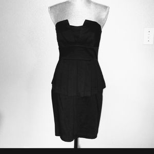Small little peplum black dress
